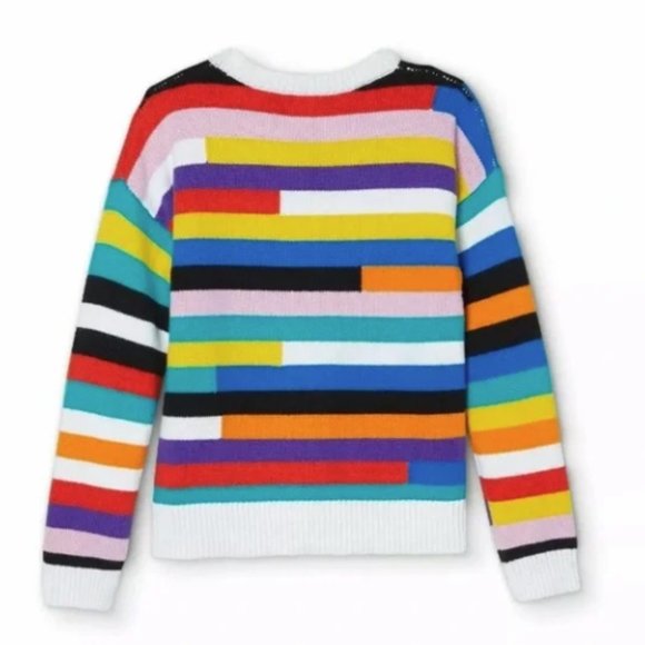 Lego X Collection Target Mix Stripe Sweater Kids Boys Girls NWOT sizes M & L - Picture 2 of 8